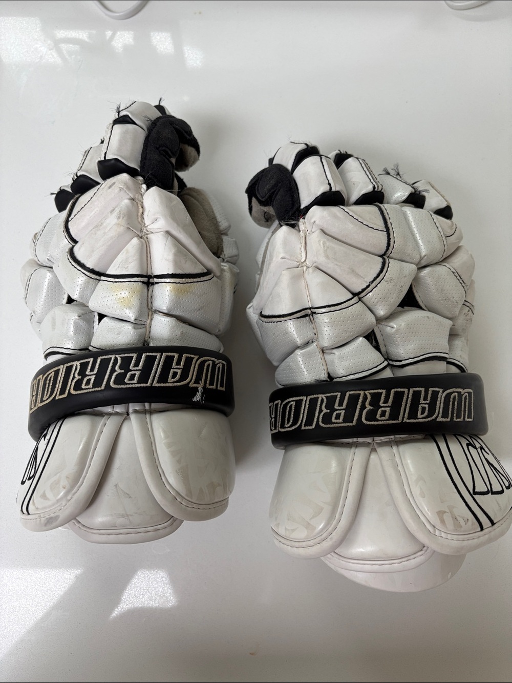 Warrior Men's White Lacrosse Gloves